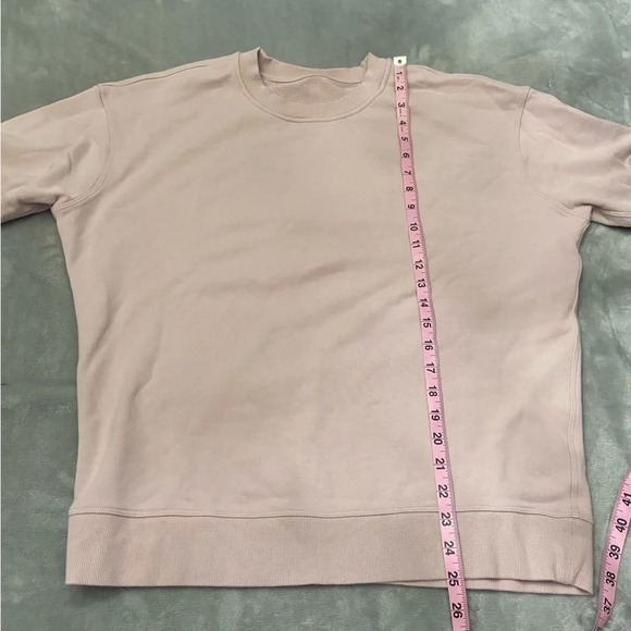 Lululemon Perfectly Oversized Crewneck Sweatshirt Feather Pink 27112 - Picture 7 of 9